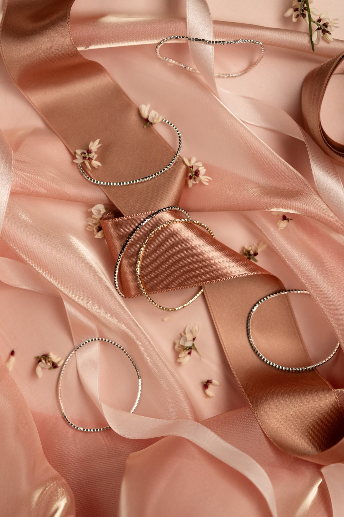 Rhinestone bracelets and tapes